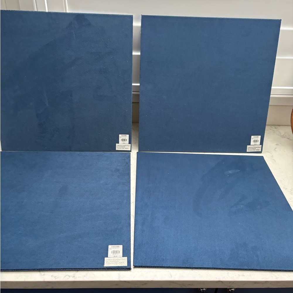 Z Gallerie Sapphire Blue Manta Placemat - Picture 5 of 6